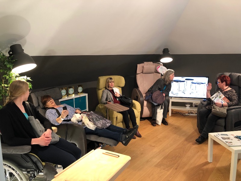 Digital gesteuerte Sitzmöbel