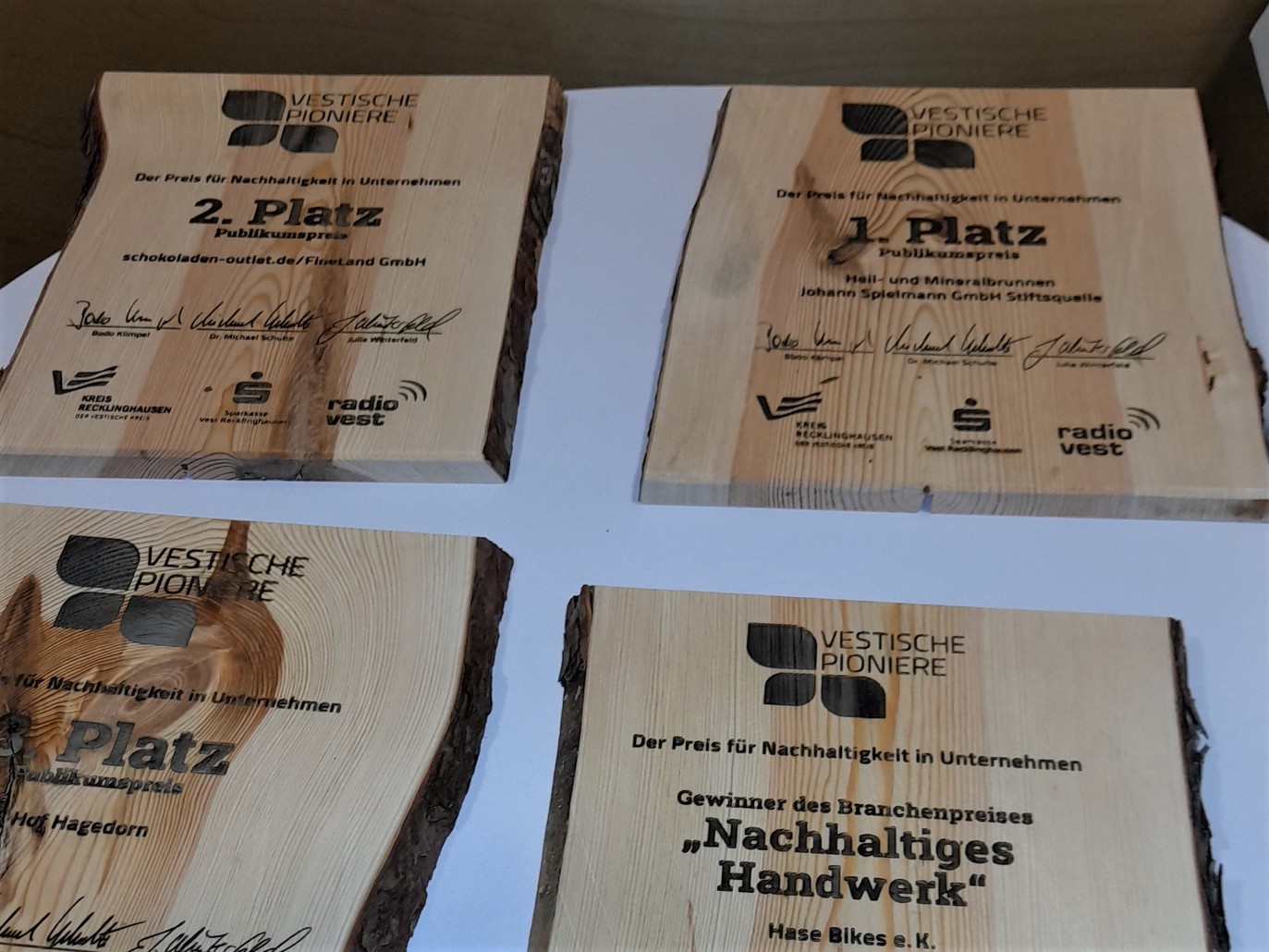 Nachhaltige Urkunden